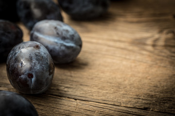 Plums from home garden.