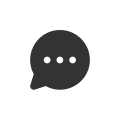 Communication Glyph - Messenger Icon