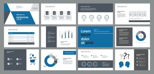 business presentation layout  design template