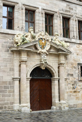 Obraz premium Portal Cityhall Nürnberg Bavaria