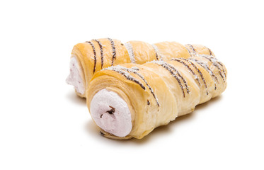 puff pastry with cream
