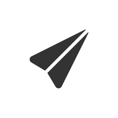 Communication Glyph - Paperplane Icon