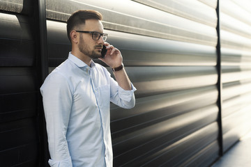 Talking on the phone