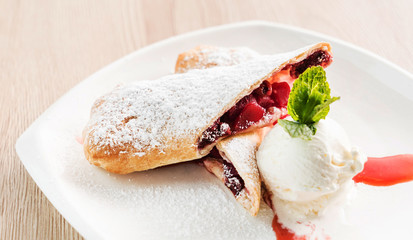 cherry strudel