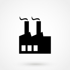 Factory icon . Vector illustration