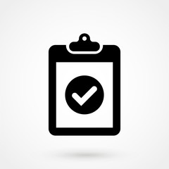 Quality control related vector icon. Pass