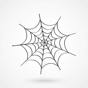 Spider web vector eps icon