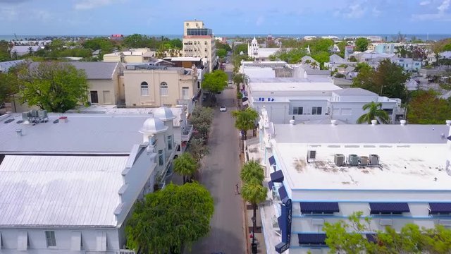 Drone over Key West FL