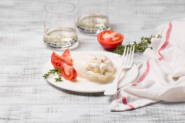 Italian cheese burrata