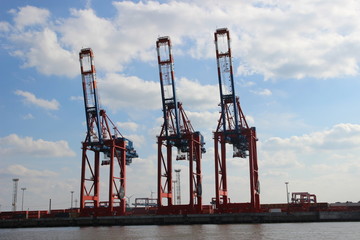 Fototapeta na wymiar Hamburg, Hafen 