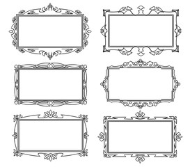 Set of Ornamental Frames