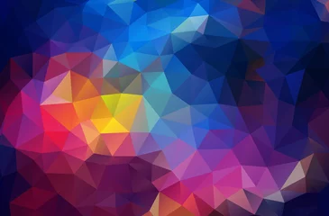 Fototapeten Abstract Geometric triangle wallpaper © igor_shmel