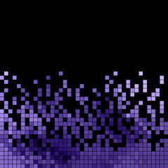 abstract vector square pixel mosaic background