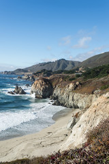 Ocean view from Highway 1 California