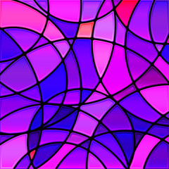 Fototapeta premium abstract vector stained-glass mosaic background
