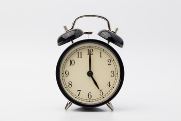 alarm clock, five o'clock

