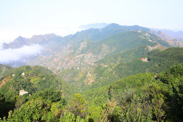 Scenic Anaga Moutains on Tenerife Island, Canary Islands, Spain