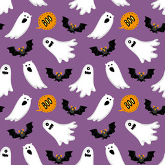 Halloween seamless pattern