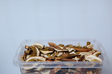 Mushrooms are one of the forest delicacies.