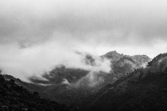 Clouds above a Mountain Peak © kreygscott