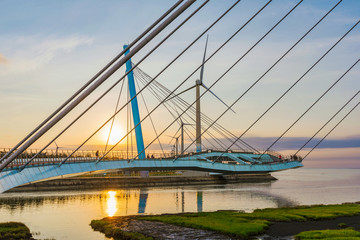Bridge in Gaomei Wetlands