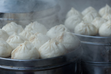 Chinese food,  common breakfast steamed bun