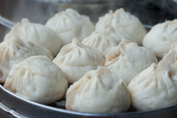 Chinese food,  common breakfast steamed bun