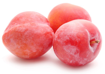 Fresh plums
