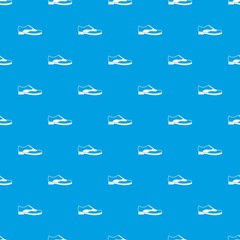 Men shoe with lace pattern seamless blue