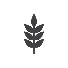 Leaf icon vector