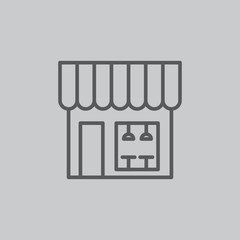 Cafe vector icon.