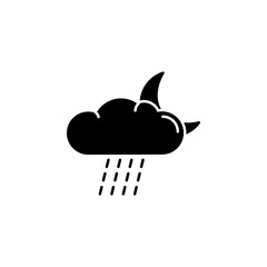 raining night icon