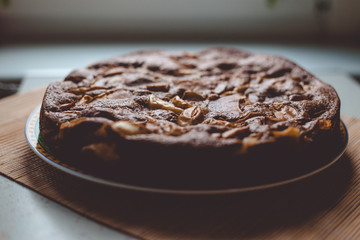 chocolate apple cake