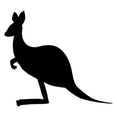 kangaroo side view