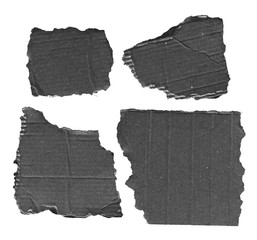 Piece of torn paper, space for copy