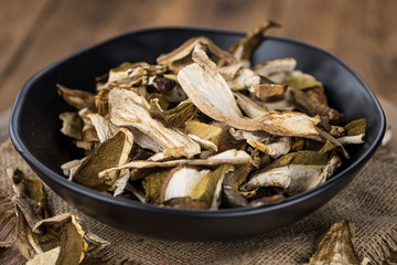 Fresh made Dried Porcinis