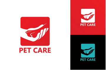 Pet Care Logo Template Design
