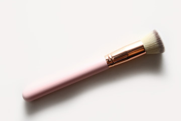 Make up brushes in white background