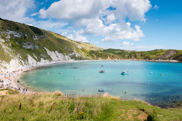 Obraz premium Durdle Door, Dorset in UK, Jurassic Coast World Heritage Site