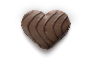 Heart Shaped chocolate cookie