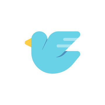 Communication Flat - Messenger Bird Icon