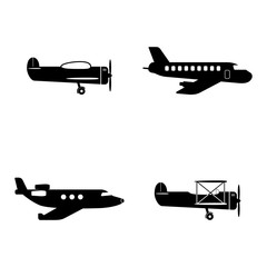 Plane icons set