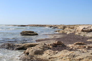Fototapeta na wymiar Море и камни