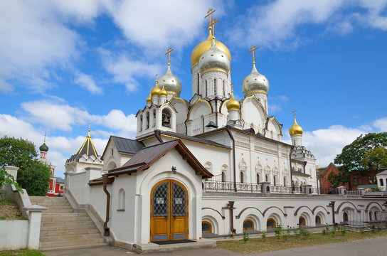 The Cathedral of the Nativity of the blessed virgin in the Zachatievsky stauropegic women's convent, Moscow, Russia