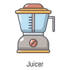 Juicer icon, cartoon style