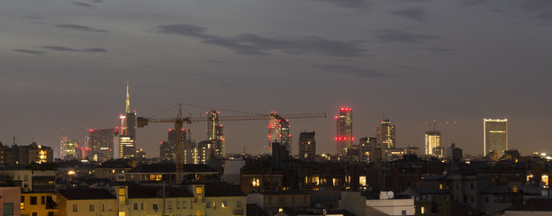 Fototapeta premium Milano by night