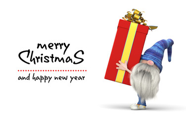 Santa Claus wish us a very Merry Christmas 