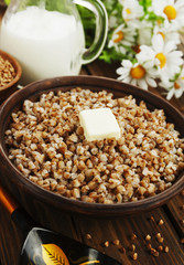 Buckwheat porridge with butter