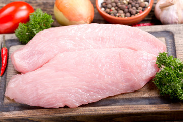 fresh chicken meat