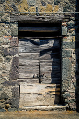 Ancient winery's door in Tuscany # 2